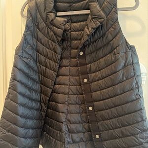 Athleta Quilted Black Vest